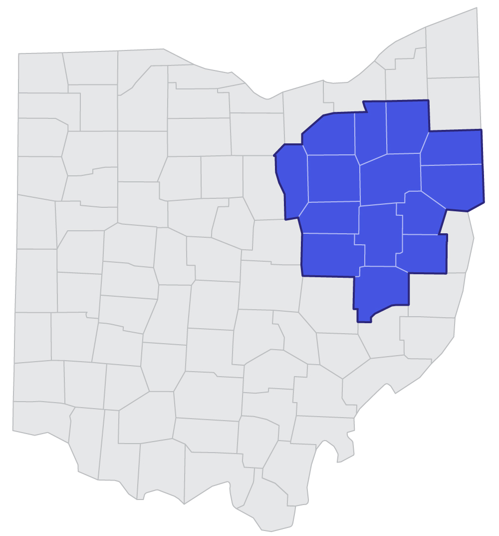 Contact Staley Technologies service area across northeast Ohio