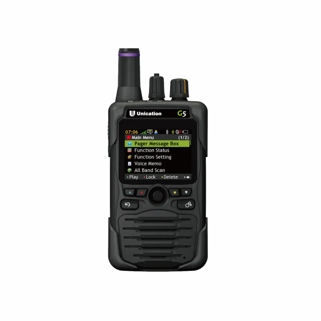 Unication G5 Voice Pager - Front
