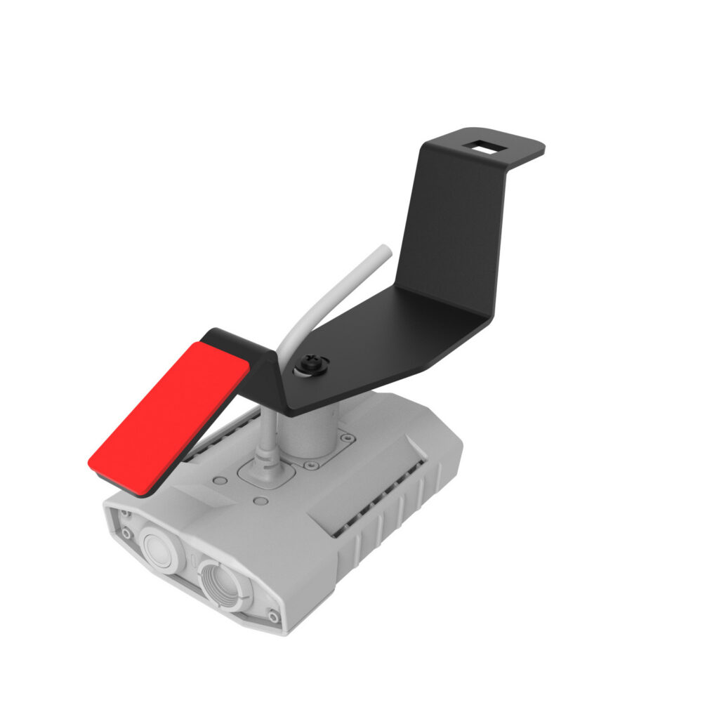 Compact vehicle camera with mounting bracket for an in-car law enforcement video system