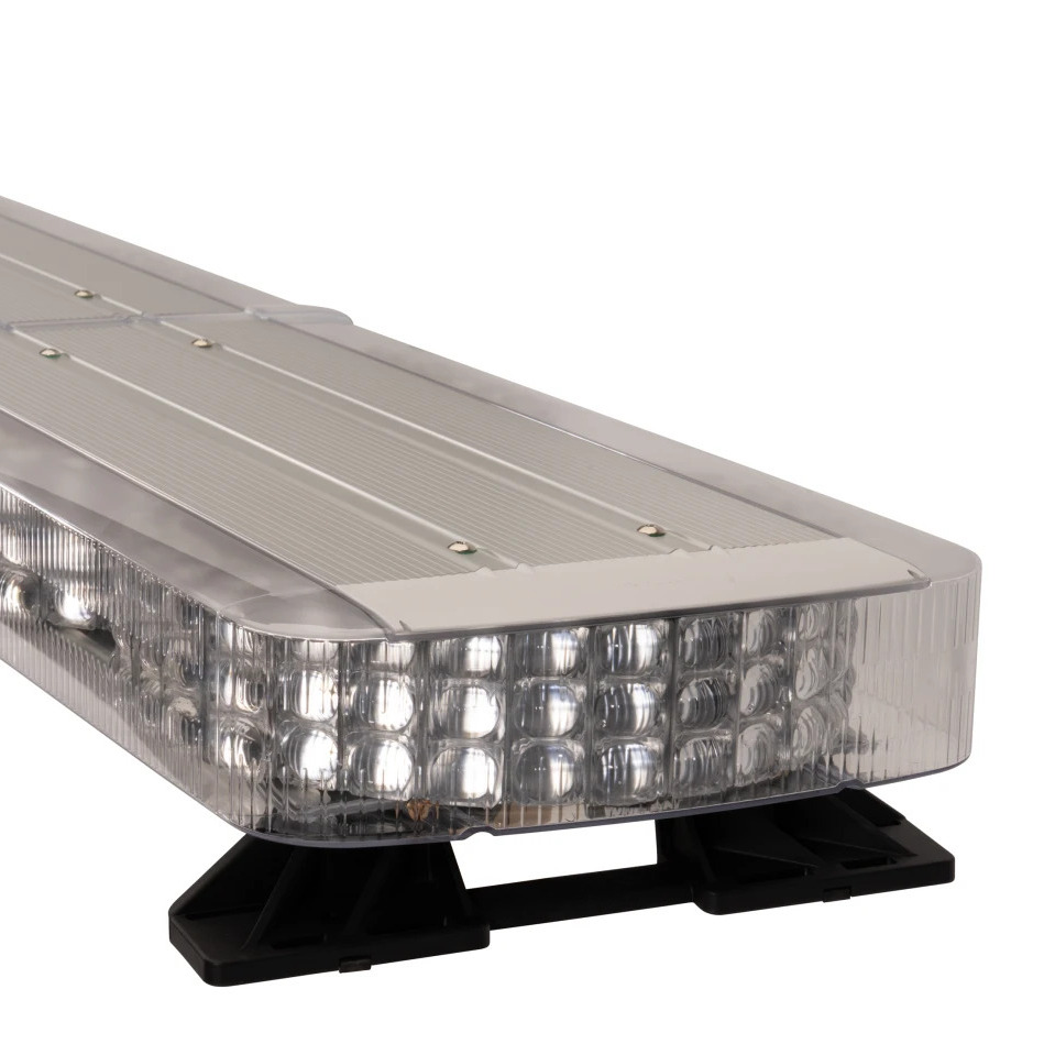 LED emergency light bar designed for installation on a police vehicle roof